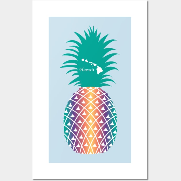 Hawaiian Pineapple Hawaii Wall Art by KevinWillms1